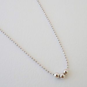 Honeycat belle chain necklace in silver